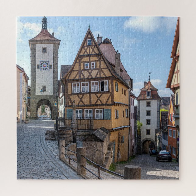 Plönlein in Rothenburg ob der Tauber, Germany Jigsaw Puzzle (Vertical)
