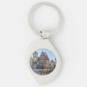 Plönlein in Rothenburg ob der Tauber, Germany Key Ring