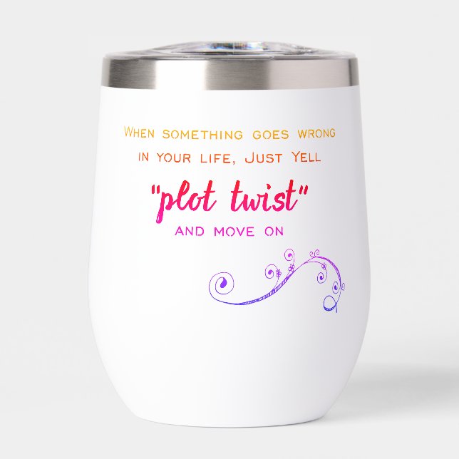 Plot Twist Funny Book Humour (Front)