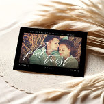Plot Twist Modern Minimal Calligraphy & Photo Save The Date<br><div class="desc">Sometimes things change. Update your wedding guests with your new wedding date with our modern save the date card. The design features a simple and modern layout with a couple's photo placeholder with a light black gradient fade photo overlay and "Plot Twist: displayed over the photo in modern calligraphy. Simple...</div>