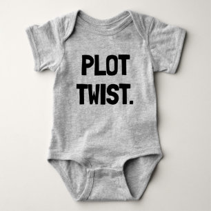 Plot Twist Newborn Baby Gift Bodysuit