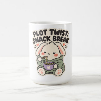 Plot Twist Snack Break Cosy Noodle Bunny Coffee Mug