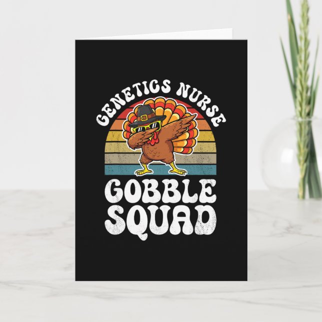 Plot Twist Turkey Riding Dinosaur T-rex Funny Than Card (Front)