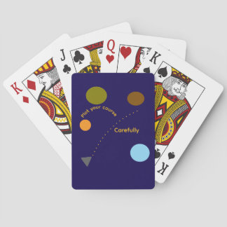 "Plot Your Course" Classic Playing Cards