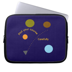 "Plot Your Course" Electronics Bag