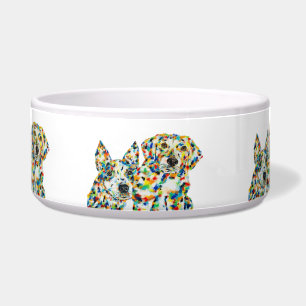 Plott Hound & Australian Shepherd Dog Bowl