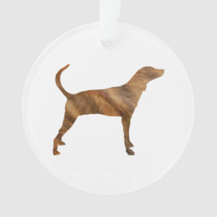 plott hound brindle silhouette.png ornament