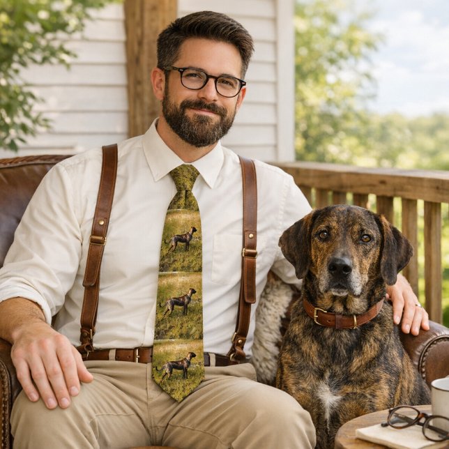 Plott Hound  Dog Lovers  Tie (Creator Uploaded)