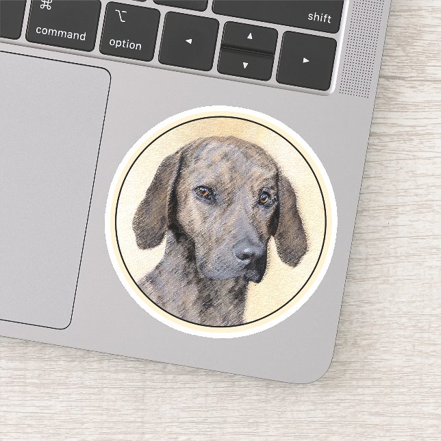 Plott Painting - Cute Original Dog Art (Detail)