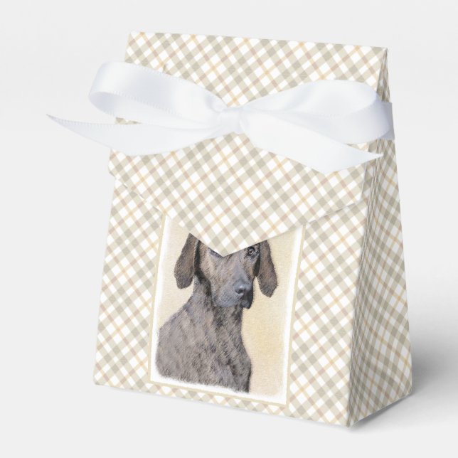 Plott Painting - Cute Original Dog Art Favour Box (Front Side)