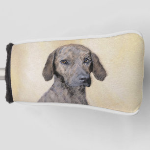 Plott Painting - Cute Original Dog Art Golf Head Cover