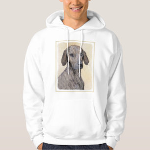 Plott Painting - Cute Original Dog Art Hoodie