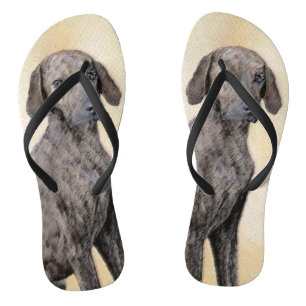 Plott Painting - Cute Original Dog Art Thongs