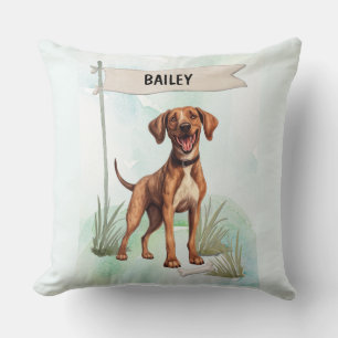 Plott Watercolor Personalised Dog Cushion