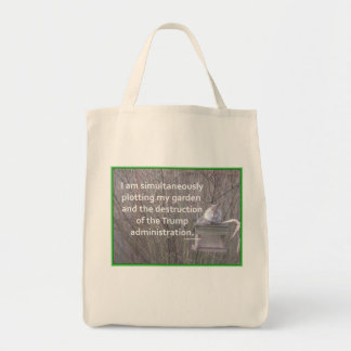 Plotting A Garden against Trump Tote Bag
