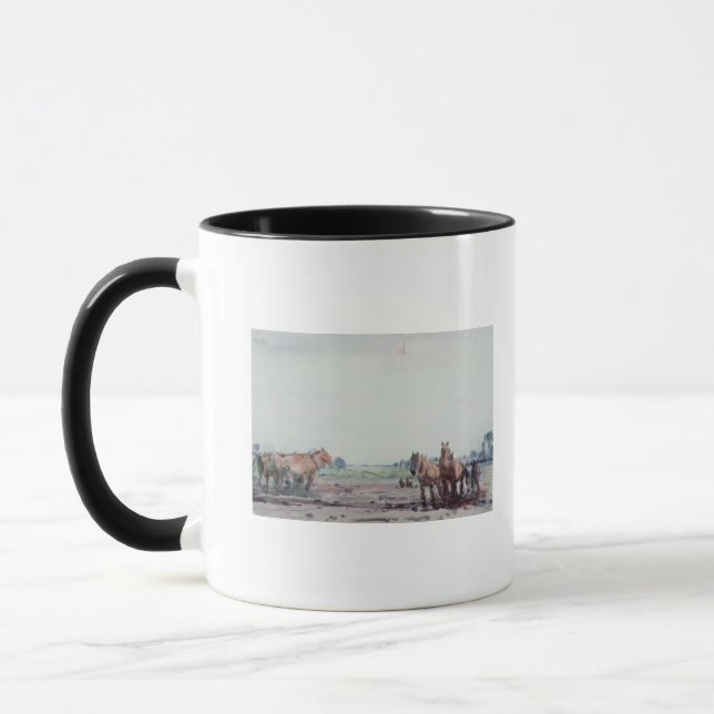 Plough Horses Mug (Left)