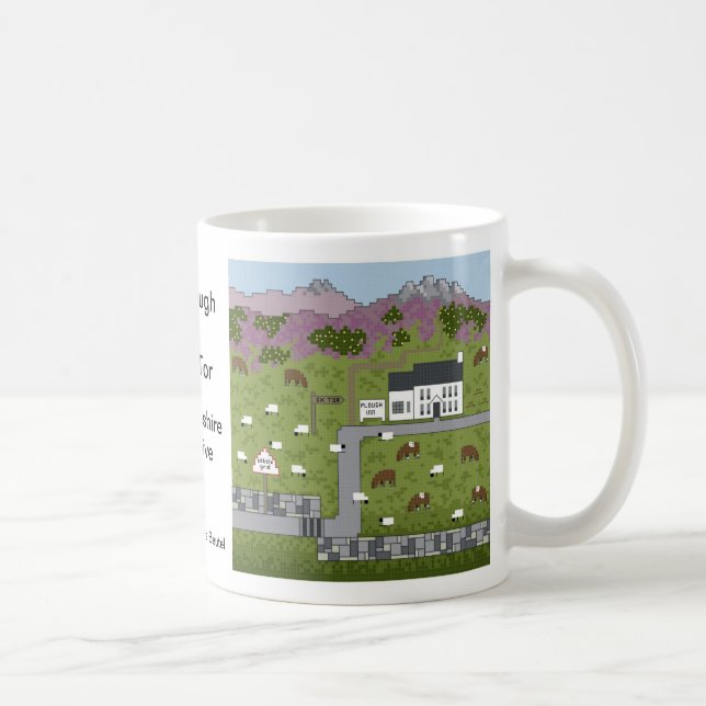 Plough Inn at Ox Tor Coffee Mug (Right)