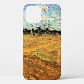 Ploughed Field (the Furrows) by Vincent van Gogh iPhone 12 Case