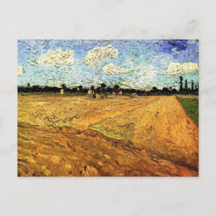 Ploughed Field (the Furrows) by Vincent van Gogh Postcard