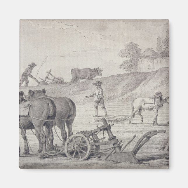 Ploughing the Fields Magnet (Front)