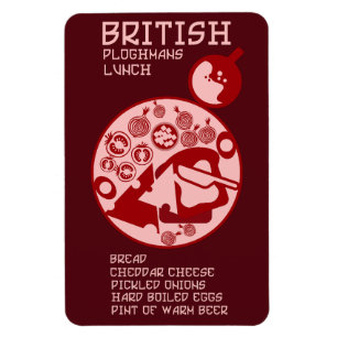 Ploughmans Pub lunch Magnet