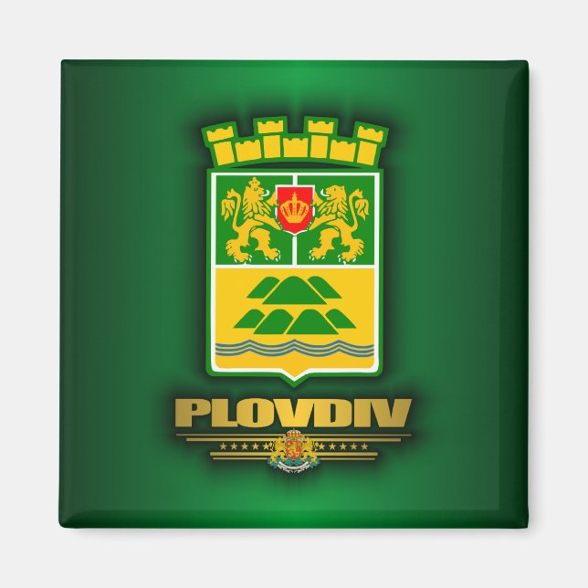 Plovdiv COA Magnet (Front)