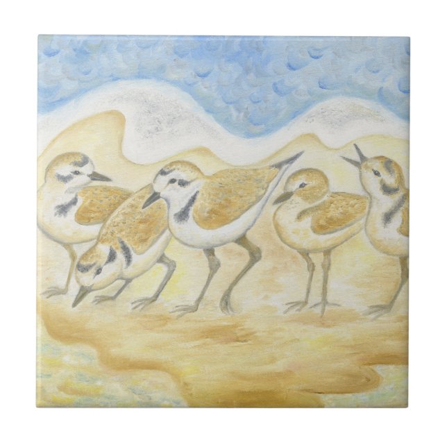 Plover Birds tile (Front)