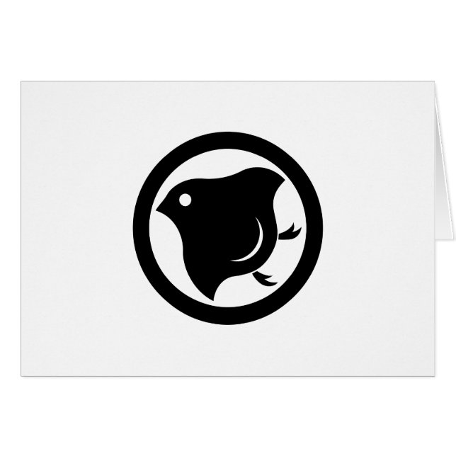 Plover in circle (Front Horizontal)