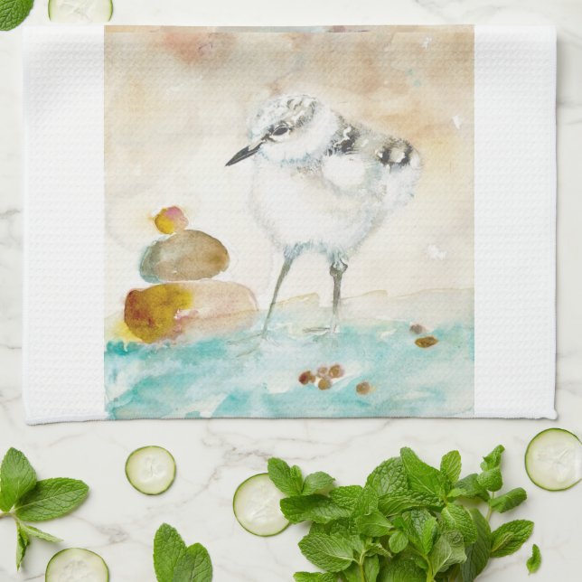 Plover Kitchen Tea Towel (Folded)