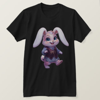 PLP LEPURO - Cute Warrior Bunny King Graphic Stree T-Shirt