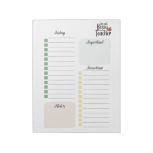 PLR Teacher to Do List  Notepad