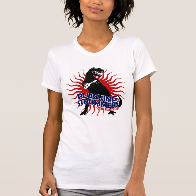 PLUCKING STRUMMERS DINO T-SHIRT (Front)