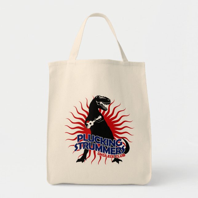 PLUCKING STRUMMERS TOTE BAG (Front)