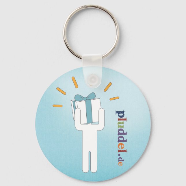 pluddel-schlüsselanhänger key ring (Front)