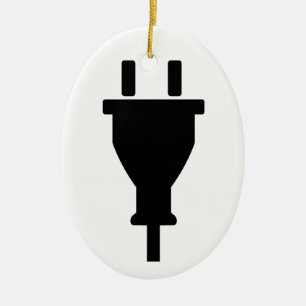 Plug Ceramic Tree Decoration