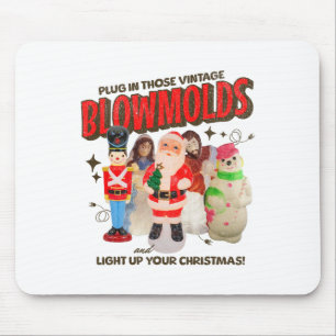 Plug In Those Vintage Blowmolds And Light Up Your Mouse Pad