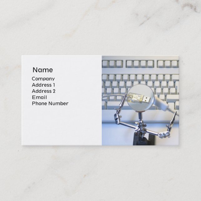 Plug it in Business Card (Front)