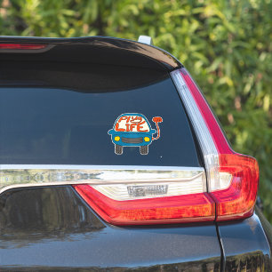 Plug Life Cute Blue Electric Car