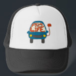 Plug Life Cute Blue Electric Car Trucker Hat<br><div class="desc">Do you routinely plug your electric car in to charge it up? Then you are living the plug life, for sure. This cute design features an illustration of an electric car in blue with the message "Plug Life" spelled out on the windshield. Makes a great gift for proud electric vehicle...</div>