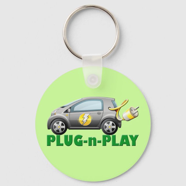 PLUG-N-PLAY ELECTRIC CAR KEY RING (Front)