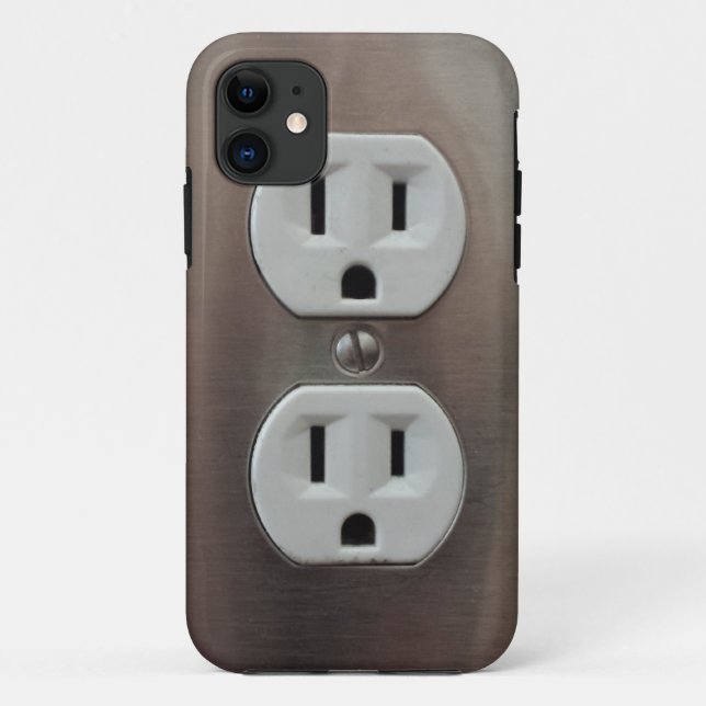Plug Outlet Case-Mate iPhone Case (Back)