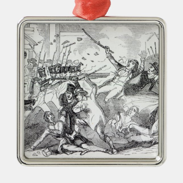Plug Plot Riot in Preston Metal Tree Decoration (Front)