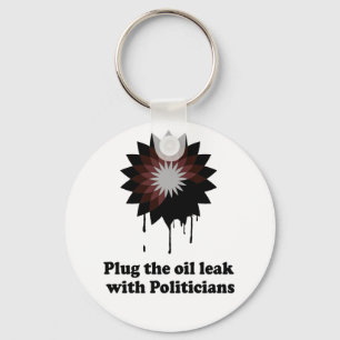 PLUG THE OIL LEAK WITH POLITICIANS KEY RING