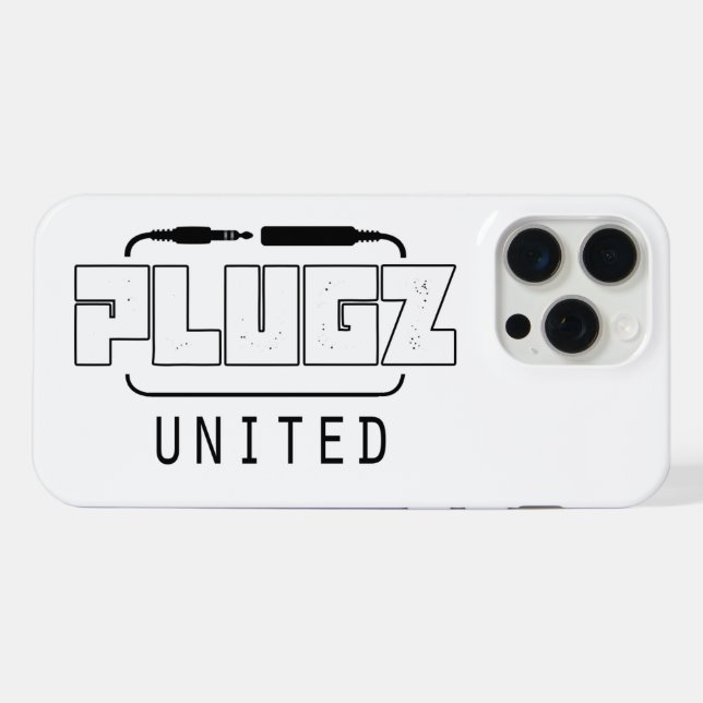Plugz iPhone Case (Back Horizontal)