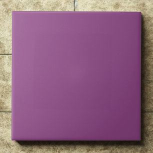Plum #8e4585 Sophisticated, Moody Ceramic Tile