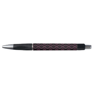Plum and black diamond pattern