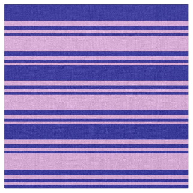 Plum and Dark Blue Lines Fabric (Close Up)
