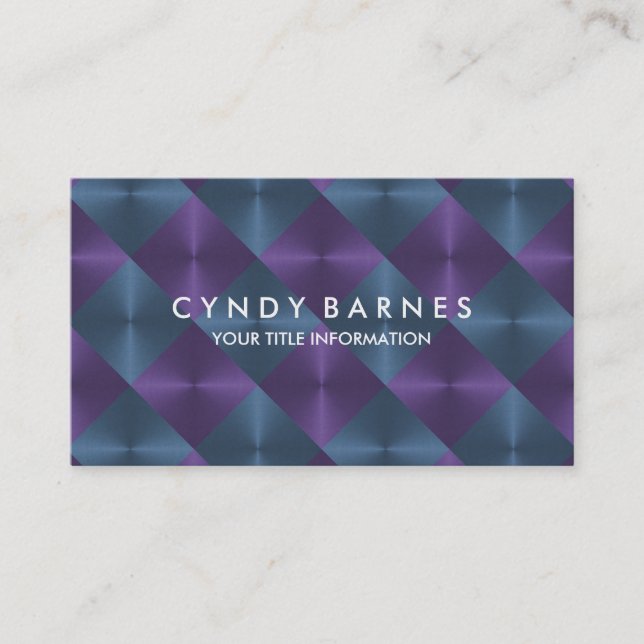 Plum and Slate Tiles Business Card (Front)