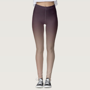 Plum And Taupe Leggings