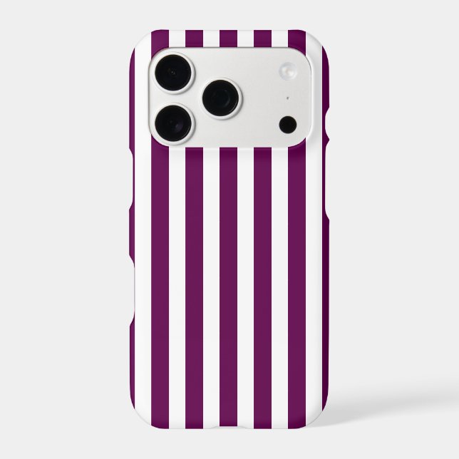 Plum and white candy stripes (Back)
